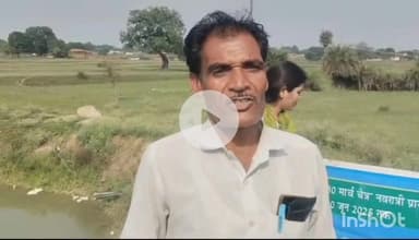 चितरंगी: ग्राम कंजी निवासी रामप्रताप शाह को खेत में तालाब बनने से सिंचाई हुई सुगम