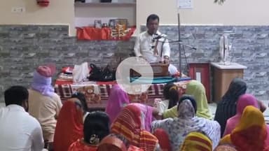 जहानाबाद: जहानाबाद के मलहचक रोड पर श्रीराम कथा का भव्य आयोजन, आस्था में डूबे लोग