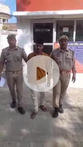 फिरोज़ाबाद: दक्षिण पुलिस ने धक्का देकर युवक को नाले में गिराने वाले वांछित अभियुक्त को किया गिरफ्तार