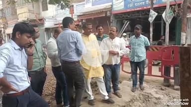 मिर्ज़ापुर: लालडिग्गी क्षेत्र में नगर पालिका का निरीक्षण, जल निगम और जलकल के अधिकारियों के कार्यों पर जताई नाराजगी