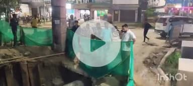 शिवहर: गुरुवार देर रात नगर सभापति ने स्ट्रॉम ड्रेनेज व विभिन्न पथ-नाला निर्माण कार्य का किया निरीक्षण