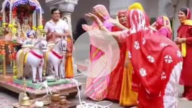 निवाई: फुटी बावड़ी स्थित प्राचीन श्री हरि कृष्ण चंद्र केशव राय मंदिर में श्री जगन्नाथ यात्रा का हुआ आयोजन