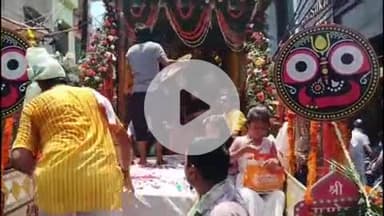 फिरोज़ाबाद: उड़ीसा के पुरी की तर्ज पर फिरोजाबाद शहर में धूमधाम से निकाली भगवान जगन्नाथ की शोभायात्रा
