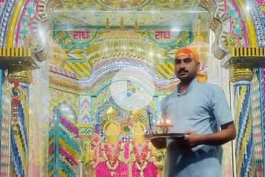 कांके: पुंदाग के श्री राधा कृष्ण मंदिर में जगन्नाथ प्रभु की रथयात्रा का पर्व हर्षोल्लास से मनाया गया