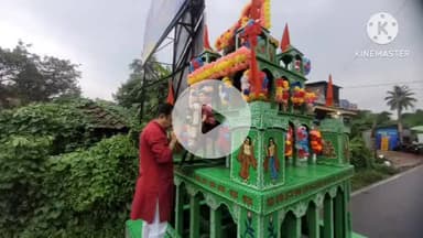 বজবজ ২: নোদাখালী মোড়ে রথের দড়িতে টান দিয়ে রথযাত্রা শুভ সূচনা করলেন  বুচান ব্যানার্জি