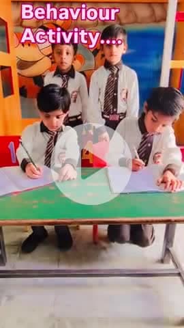behaviour activity || class activity || Thukral public school Loharu || #behaviouractivity #goodhabit