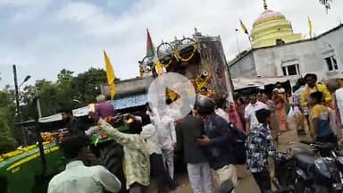 आज गंज बसराम नौलक्की धाम से जगदीश स्वामी का रथ निकाला बहुत ही हर्ष उल्लास से मनाया गया