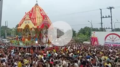 कांके: रांची में निकली भगवान जगन्नाथ की रथ यात्रा,लाखों श्रद्धलुओं ने खींचा रथ