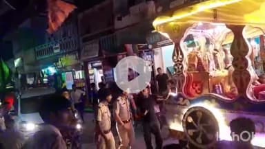 भभुआ: शहर में खाकी गोसाई मंदिर से निकाली गई रथ यात्रा, बलराम, श्री कृष्ण और सुभद्रा की मनोरम झांकी