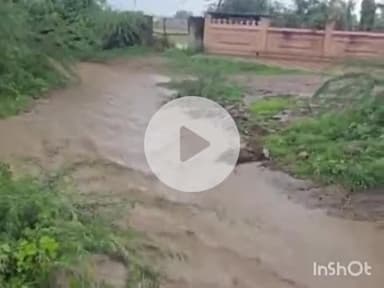 देसूरी: देसूरी-सादड़ी में सबसे ज्यादा 29 मिमी बारिश, सड़कों पर भरा पानी, हरिओम सागर बांध में पानी की आवक