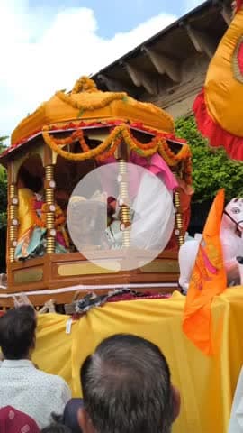 वैर: कस्बा वैर के सीताराम जी मंदिर से ठाकुर जी का नगर भ्रमण कराया गया, दर्शन के लिए उमड़े श्रद्धालु