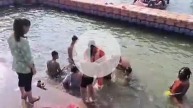 वाराणसी के मीर घाट पर गंगा में स्नान करते समय डूब रहे 13 वर्षीय प्रतीक की NDRF की तत्परता से बची जान