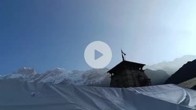 kedarnath live video bahut acha drisya  jay shree kedarnath #kedarnath#kedarnathtemple