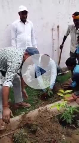 घोसी: उत्क्रमित उच्च विद्यालय अहियासा में शिक्षक एवं सदस्य की माता की पुण्य स्मृति में पौधरोपण आयोजित