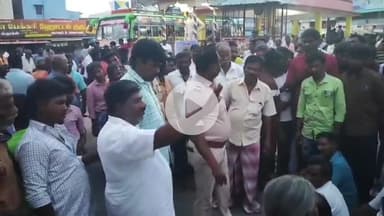 கால்நடை சந்தை நடத்த எதிர்ப்பு.. தடா ஊரில் பொதுமக்கள் சாலை மறியல் போராட்டத்தால் பரபரப்பு