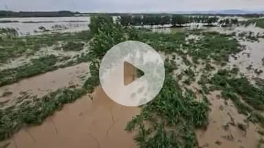 भगवानपुर: भगवानपुर के पास सोलानी नदी अपने उफान पर आई, किसानों की फसलों को हुआ भारी नुकसान