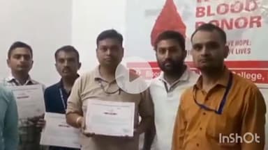 हुज़ूर: रीवा: संजय गांधी अस्पताल में आउटसोर्स कर्मियों ने फिर किया रक्तदान, इस बार 6 ने बढ़ाया कदम