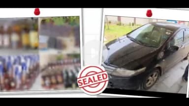 नबीनगर: ससना गांव के समीप मुख्य सड़क से अंग्रेजी शराब लदी कार जब्त, तस्कर फरार