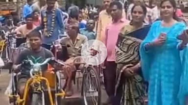 बासोदा: बासौदा: नगर पालिका परिषद में दिव्यांगजनों को उपकरण वितरित किए गए