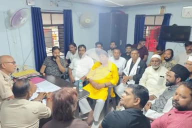 कांके: डेली मार्केट थाना में मुहर्रम को लेकर शांति समिति की हुई बैठक