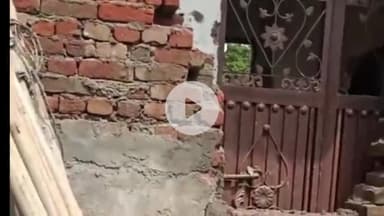 अमरोहा: डिडौली थाना पुलिस को विकास खंड परिसर की दीवार तोड़े जाने की की गई शिकायत