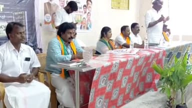 வந்தவாசி: ஐந்து கண் பாலம் அருகில் பாஜக சார்பில் எமர்ஜென்சி நாள் கருத்தரங்கம் நடைபெற்றது