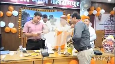 बलरामपुर: विकास भवन सभागार में भामाशाह की जयंती पर विधायक कैलाश नाथ शुक्ला ने व्यापारियों को किया सम्मानित