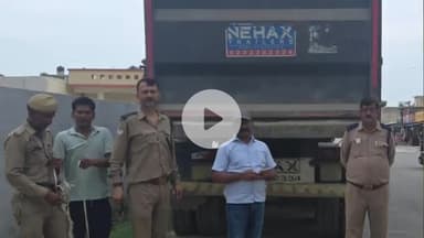 रामपुर: अजीतपुर पुलिस चौकी के पास यात्री कर अधिकारी होरीलाल वर्मा ने डीएम के निर्देश पर 9 ओवरलोड डंपरों को किया सीज़