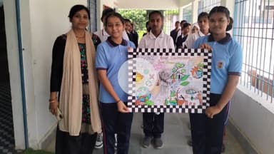 दरभंगा: साक्षरता क्लब में पर्यावरण संरक्षण विषय पर बच्चों के लिए चित्रांकन प्रतियोगिता का आयोजन