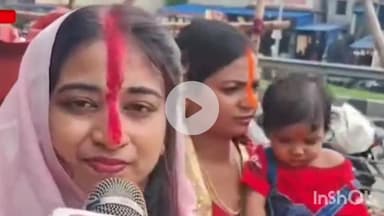 तोपचांची: तोपचांची के दुर्गा मंडप में विपदातारनी पूजा बंगाली महिलाएं खास करके ज्यादा करती हैं: श्रद्धालु स्वाती