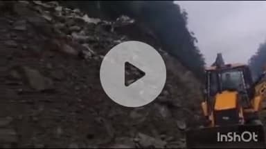 राजगढ़ी: यमुनोत्री हाईवे भूस्खलन के कारण पालीगाड़ के पास अवरुद्ध