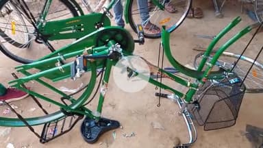 किस्को: 'उन्नत का पहिया' योजना का पहिया थमा, विद्यार्थियों को मिली अनफिट साइकिलें