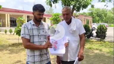 अमरोहा: गांव जिहल की मढैया निवासी युवक ने चाचा पर हत्या कराने की साजिश करने का लगाया आरोप, जिलाधिकारी से की शिकायत