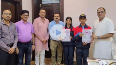 खरगौन: प्रियदर्शनी पब्लिक स्कूल बोराव के 2 एनसीसी कैडेट्स ने अमरकंटक राष्ट्रीय ट्रैकिंग कैंप में भाग लिया