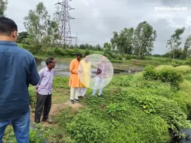 केंद्रीय राज्यमंत्री के निर्देश पर जलभराव निकासी के लिए जोशी कालोनी में बनेगी पुलिया किसान नेता देवस्वरूप पटेल ने बताया।