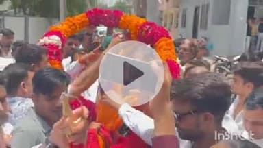 टोंक: भाजपा कार्यालय पर जिला महामंत्री प्रभु बाड़ोलिया के नेतृत्व में कार्यकर्ताओं ने जिलाध्यक्ष चंद्रवीर सिंह का स्वागत किया