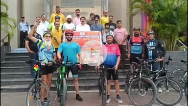 ऊना: क्लीन, ग्रीन और नशा मुक्त ऊना का संदेश देने के लिए निकली साइकिल रैली, विधायक विवेक शर्मा ने की शिरकत