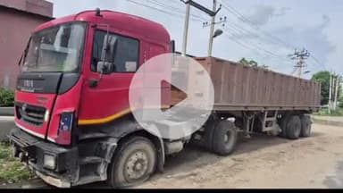 निवाई: सदर थाना पुलिस ने नाकाबंदी के दौरान अवैध बजरी से भरा डंपर व ट्रेलर किया ज़ब्त, चालक गिरफ्तार