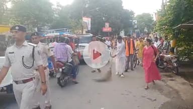 दरभंगा: इस्कॉन मंदिर से भगवान जगन्नाथ यात्रा निकाली गई, हज़ारों भक्त शामिल हुए