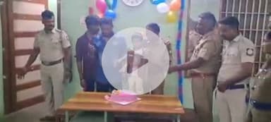 திட்டக்குடி: பெண்ணாடத்தில் காவல் நிலையத்தில் பிறந்த நாள் கொண்டாடிய சிறுவன்