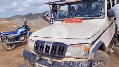 कटनी नगर: खनिज अमला ने बिना अनुमति के परिवहन करते खनिज पकड़ा, बनाया पंचनामा, एनकेजे पड़रिया का मामला