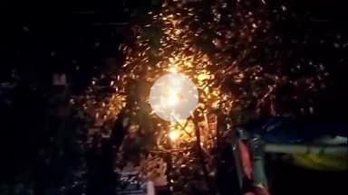 सासाराम: सासाराम शहर के माईको के पास एलटी तार में लगी आग