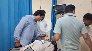 चूरू: गांव भेरूसर में हुई मारपीट में घायल व्यक्ति को जिला अस्पताल लाया गया, आम रास्ते को लेकर फावड़े से किया था हमला