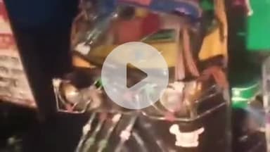 बेनीपुर: नारबांध के पास रविवार शाम ट्रैक्टर और टेंपो की टक्कर में आधा दर्जन लोग घायल