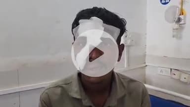 खालवा: खालवा रोड पर सड़क हादसे में युवक गंभीर रूप से घायल