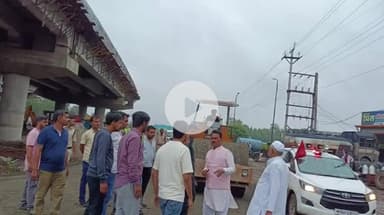 इंदौर: इंदौर बायपास पर जाम का जायजा लेने पहुंचे मंत्री तुलसी सिलावट, स्थानीय लोगों से की बात