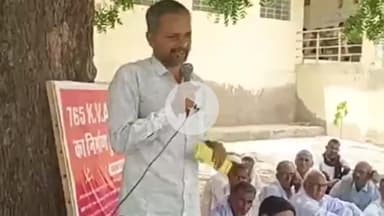 तारानगर: राउमावि गाजुवास में 765 केवीए विद्युत लाइन के खिलाफ बड़ी संख्या में किसान लामबंद हुए