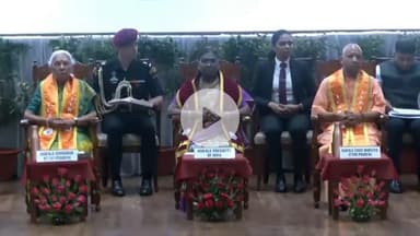 बरेली: आईवीआरआई बरेली में आयोजित दीक्षांत समारोह में शामिल हुईं राष्ट्रपति द्रौपदी मुर्मू