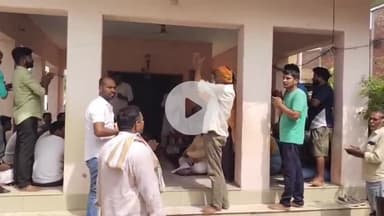 पिंड्रा: चंदापुर में मंदिर के सामने अवैध दीवार हटाने की मांग को लेकर हंगामा, पुलिस बल गांव में तैनात