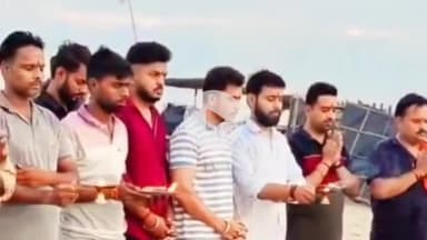 धनौरा: गजरौला के तिगरी गंगा धाम में नमामि गंगे के पदाधिकारी पहुंचे, महा आरती कार्यक्रम का हुआ आयोजन